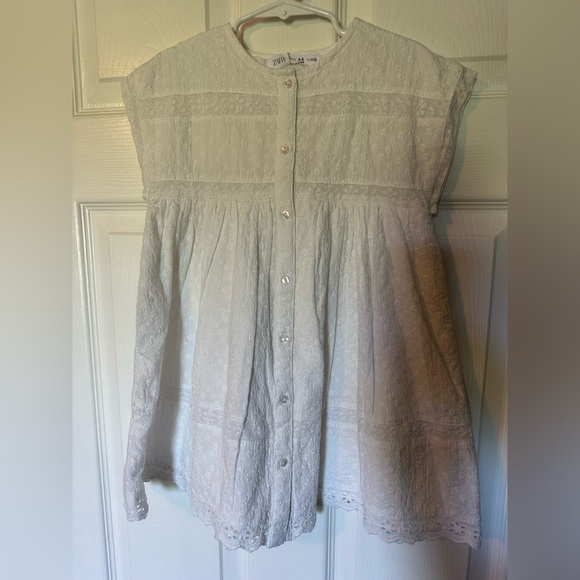 Girls dress Zara white - Picture 1 of 3